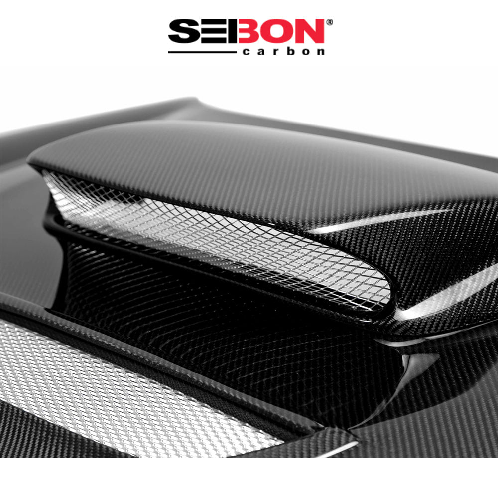 2002-2003年式 スバル インプレッサ用 セイボンカーボン 純正スタイル カーボンファイバー製ボンネット　Seibon Carbon RC-Style Carbon Fiber Hood For 2002-2003 Subaru Impreza/WRX (消費税、送料込み)