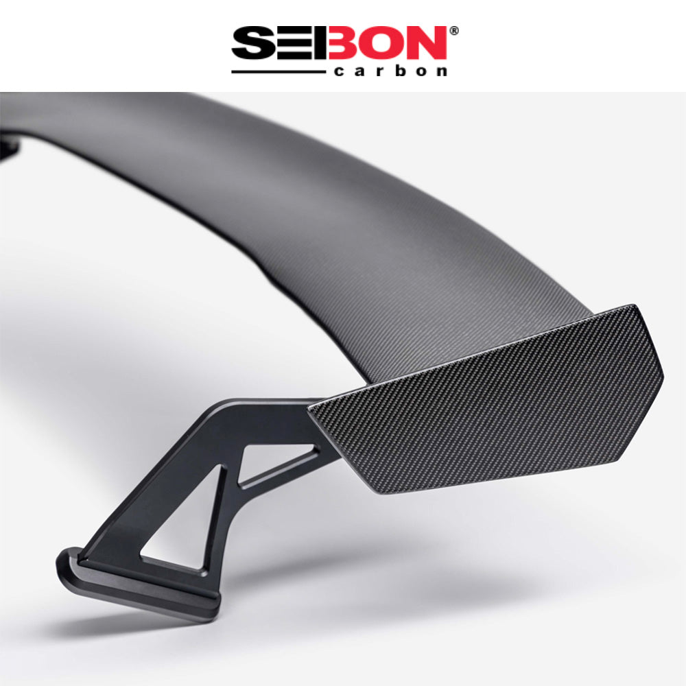2023-2025年式 ホンダ シビック タイプＲ用 セイボンカーボン GTスタイル カーボンファイバーリアスポイラー　GT-Style Carbon Fiber Rear Spoiler For 2023-2025 Honda Civic Type R (送料無料)