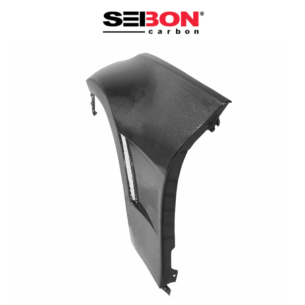 2009-2020年式 日産フェアレディＺ用 セイボンカーボン カーボンファイバー製フェンダーセット(10mm 幅広い)　Seibon Carbon Carbon Fiber Fenders For 2009-2020 Nissan 370Z (10mm Wider) (消費税、送料込み)