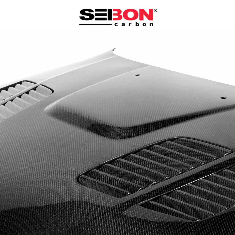 1997-2003年式 ＢＭＷ ５シリーズ用 セイボンカーボン GTRスタイル カーボンファイバー製ボンネット　Seibon Carbon GTR-Style Carbon Fiber Hood For 1997-2003 BMW E39 (消費税、送料込み)