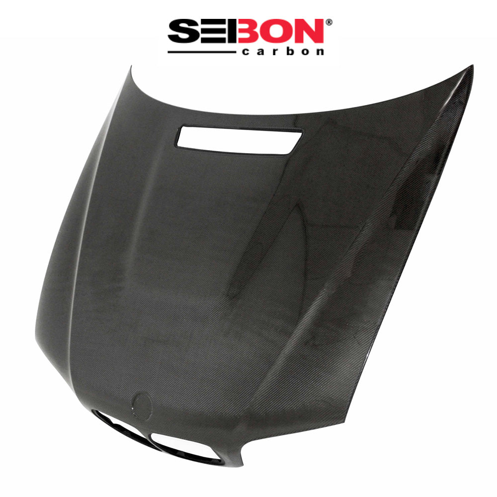 2001-2006年式 ＢＭＷ Ｍ３クーペ用 セイボンカーボン 純正スタイル カーボンファイバー製ボンネット　Seibon Carbon OEM-Style Carbon Fiber Hood For 2001-2005 BMW E46 M3 (消費税、送料込み)
