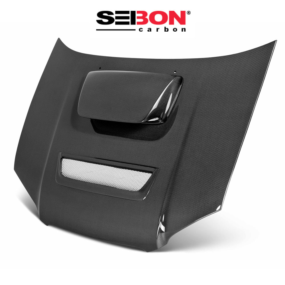 2004-2005年式 スバル インプレッサ用 セイボンカーボン RCスタイル カーボンファイバー製ボンネット　Seibon Carbon RC-Style Carbon Fiber Hood For 2004-2005 Subaru Impreza/WRX (消費税、送料込み)