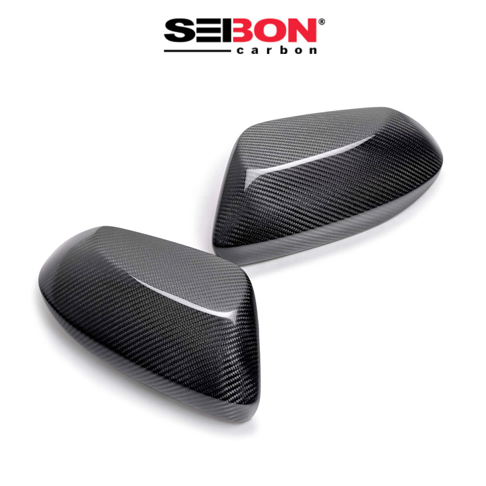 2023-2025年式トヨタ ＧＲカローラ用 セイボンカーボン カーボンファイバー製ミラーカバーセット　Seibon Carbon Carbon Fiber Mirror Caps For 2019-2024 Toyota Corolla Hatchback / GR Corolla (消費税、送料込み)