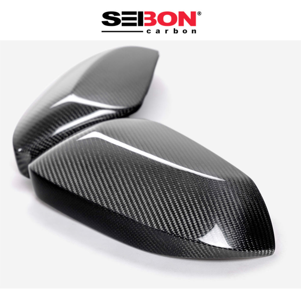 2023-2025年式トヨタ ＧＲカローラ用 セイボンカーボン カーボンファイバー製ミラーカバーセット　Seibon Carbon Carbon Fiber Mirror Caps For 2019-2024 Toyota Corolla Hatchback / GR Corolla (消費税、送料込み)