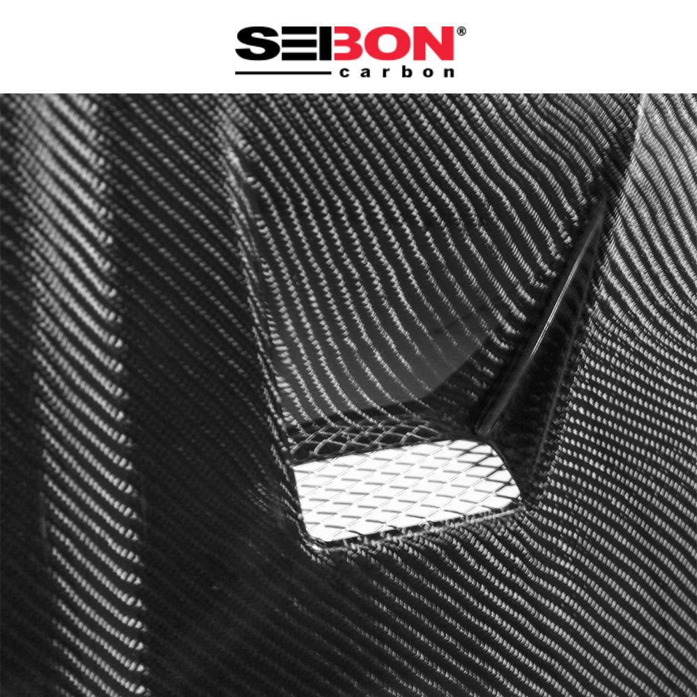 1995-1998年式 日産 スカイラインＧＴ-Ｒ Ｒ３３用 セイボンカーボン JUスタイル カーボンファイバー製ボンネット　Seibon Carbon JU-Style Carbon Fiber Hood For 1995-1996 Nissan R33 GT-R (消費税、送料込み)