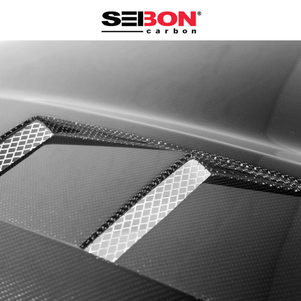 2009-2020年式 日産フェアレディＺ用 セイボンカーボン TSスタイル カーボンファイバー製ボンネット　Seibon Carbon TS-Style Carbon Fiber Hood For 2009-2020 Nissan 370Z (消費税、送料込み)