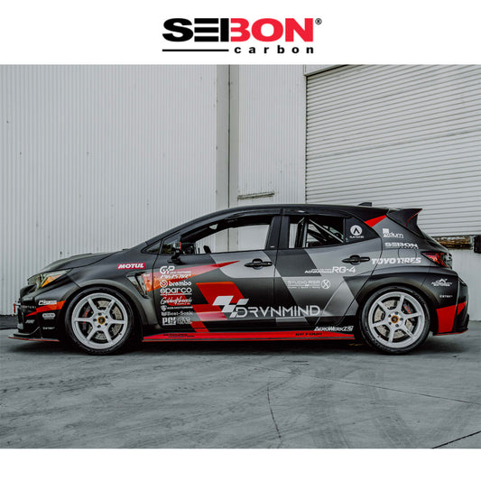 2023-2025年式トヨタ ＧＲカローラ用 セイボンカーボン カーボンファイバー製リアドアセット　Seibon Carbon Carbon Fiber Rear Doors For 2023-2025 Toyota GR Corolla (消費税、送料込み)