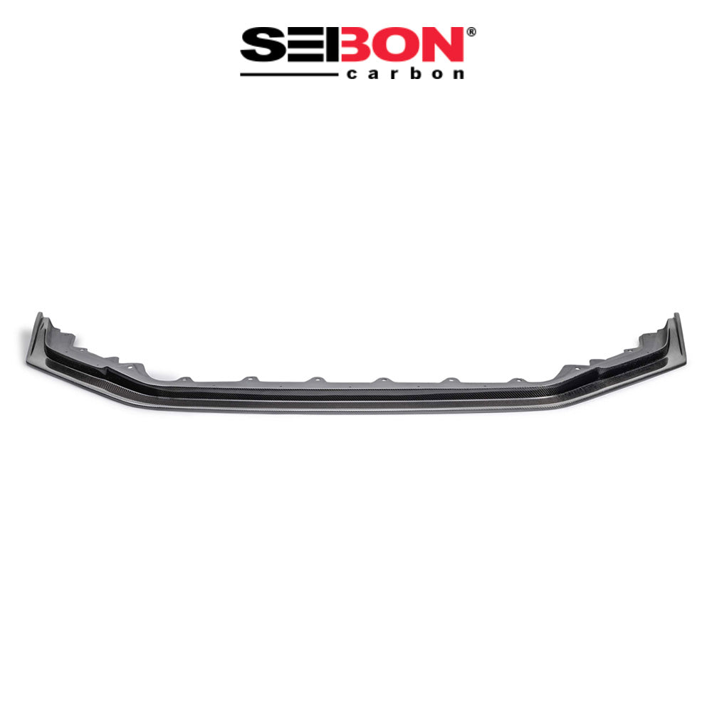 2023-2025年式 ホンダ シビック タイプＲ用 セイボンカーボン TAスタイルカーボンファイバーフロントリップ　TA-Style Carbon Fiber Front Lip For 2023-2025 Honda Civic Type R (送料無料)
