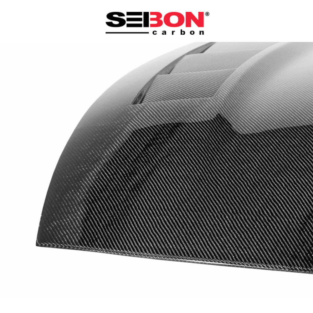 2009-2020年式 日産フェアレディＺ用 セイボンカーボン TSスタイル カーボンファイバー製ボンネット　Seibon Carbon TS-Style Carbon Fiber Hood For 2009-2020 Nissan 370Z (消費税、送料込み)