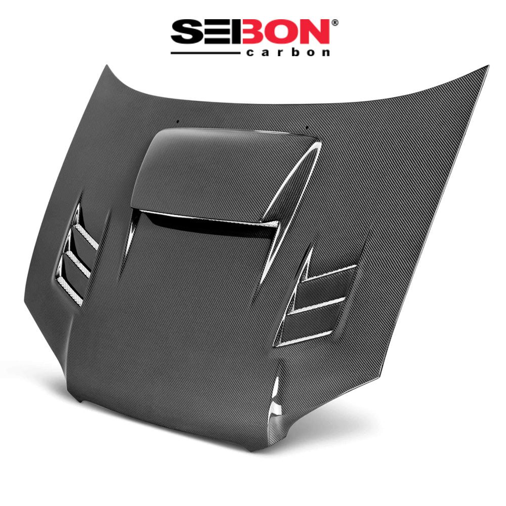 2004-2005年式 スバル インプレッサ用 セイボンカーボン CW２スタイル カーボンファイバー製ボンネット　Seibon Carbon CWII-Style Carbon Fiber Hood For 2004-2005 Subaru Impreza/WRX/STi (消費税、送料込み)