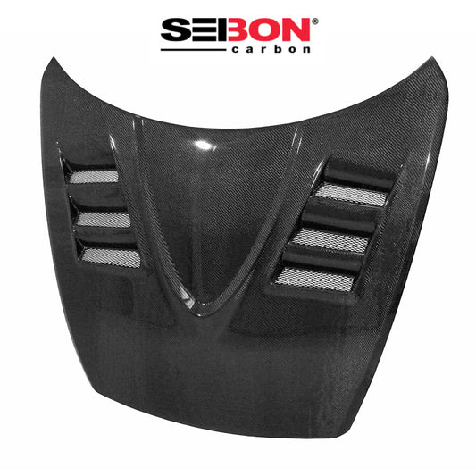 2004-2011年式 日産 マツダ ＲＸ－８用 セイボンカーボン TSスタイル カーボンファイバー製ボンネット　Seibon Carbon TS-Style Carbon Fiber Hood For 2004-2011 Mazda RX8 (消費税、送料込み)