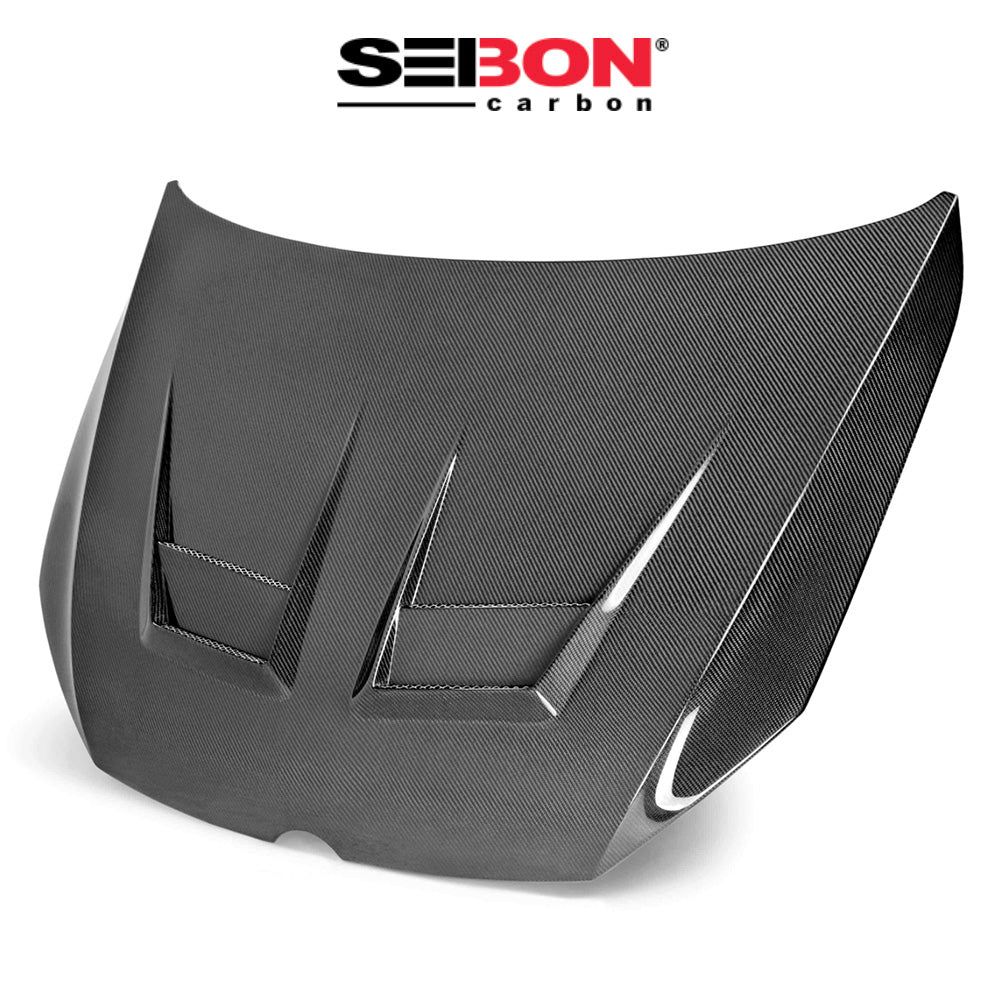 2015-2021年式 フォルクスワーゲン ゴルフ (Volkswagen Golf) 用 セイボンカーボン DVスタイル カーボンファイバー製ボンネット　Seibon Carbon DV-Style Carbon Fiber Hood For 2015-2021 VW Golf MK7 (消費税、送料込み)
