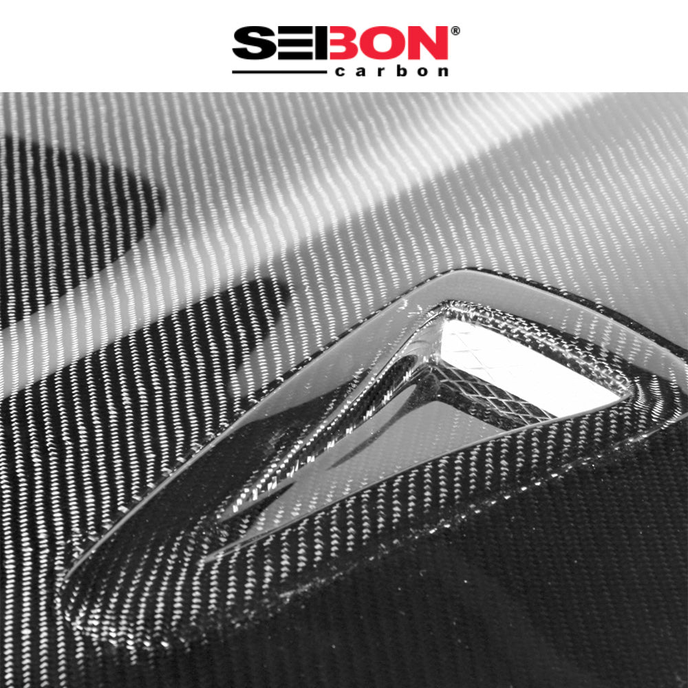 2009-2020年式 日産フェアレディＺ用 セイボンカーボン GT-Rスタイル カーボンファイバー製ボンネット　Seibon Carbon GTR-Style Carbon Fiber Hood For 2009-2020 Nissan 370Z (消費税、送料込み)