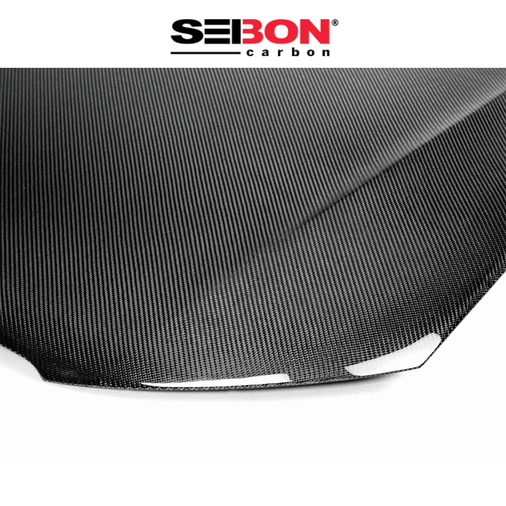 2013-2017年式 アウディＡ５用 セイボンカーボン 純正スタイル カーボンファイバー製ボンネット　Seibon Carbon OEM-Style Carbon Fiber Hood For 2013-2017 Audi A5 (消費税、送料込み)