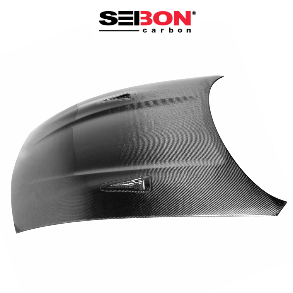 2009-2020年式 日産フェアレディＺ用 セイボンカーボン GT-Rスタイル カーボンファイバー製ボンネット　Seibon Carbon GTR-Style Carbon Fiber Hood For 2009-2020 Nissan 370Z (消費税、送料込み)