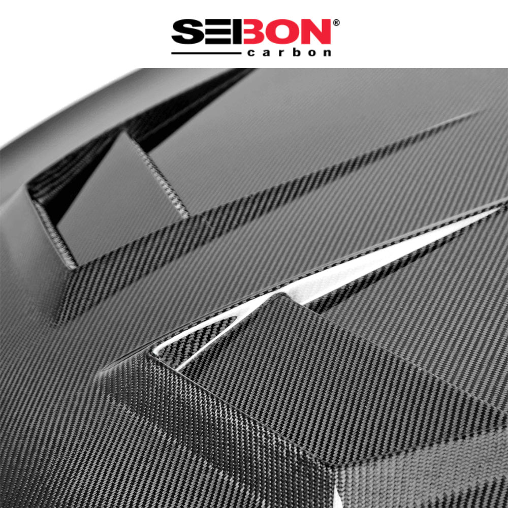 2015-2021年式 フォルクスワーゲン ゴルフ (Volkswagen Golf) 用 セイボンカーボン DVスタイル カーボンファイバー製ボンネット　Seibon Carbon DV-Style Carbon Fiber Hood For 2015-2021 VW Golf MK7 (消費税、送料込み)