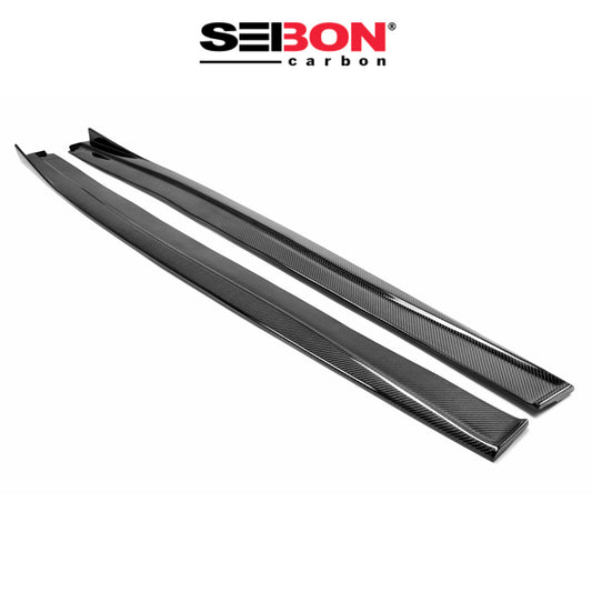 2014-2020年式レクサス ＩＳ用 セイボンカーボン TPスタイル カーボンファイバー製サイドスカートセット　Seibon Carbon TP-Style Carbon Fiber Side Skirts For 2014-2020 Lexus IS 200T/250/300/350 (消費税、送料込み)