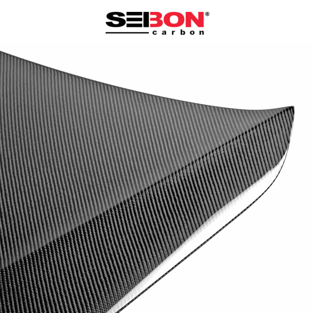 2013-2016年式 アウディＡ４用 セイボンカーボン 純正スタイル カーボンファイバー製ボンネット　Seibon Carbon OEM-Style Carbon Fiber Hood For 2013-2016 Audi A4 (消費税、送料込み)