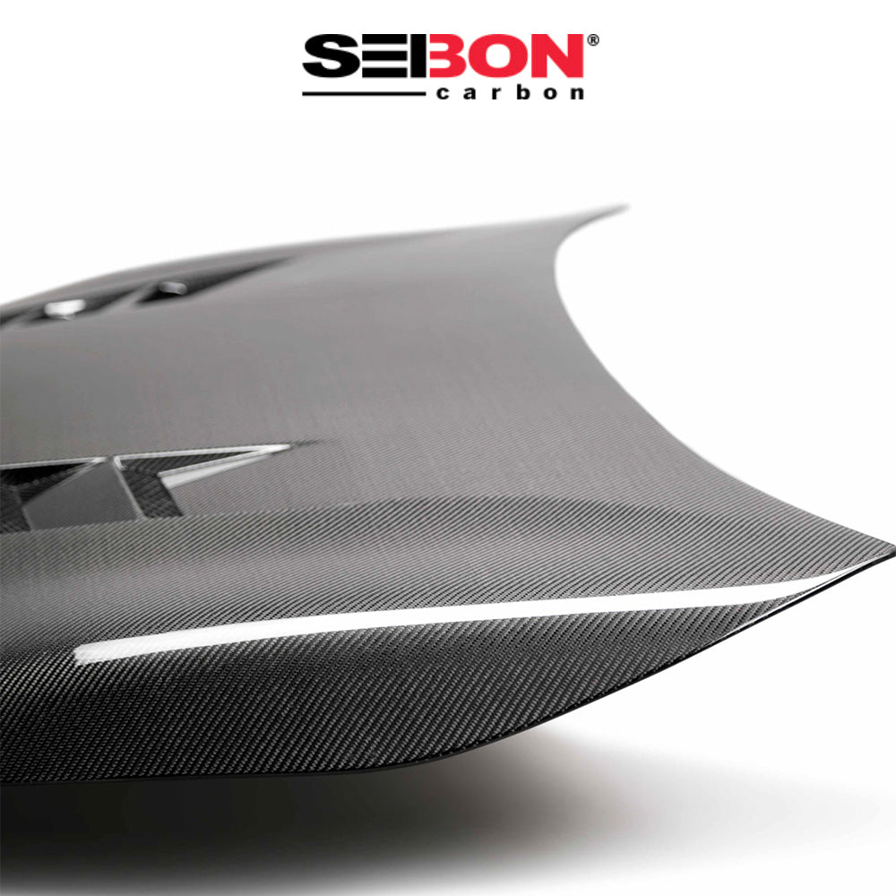 2019-2025年式トヨタ カローラスポーツ用 セイボンカーボン TSスタイル カーボンファイバー製ボンネット　Seibon Carbon TS-Style Carbon Fiber Hood For 2019-2025 Toyota Corolla Hatchback (消費税、送料込み)
