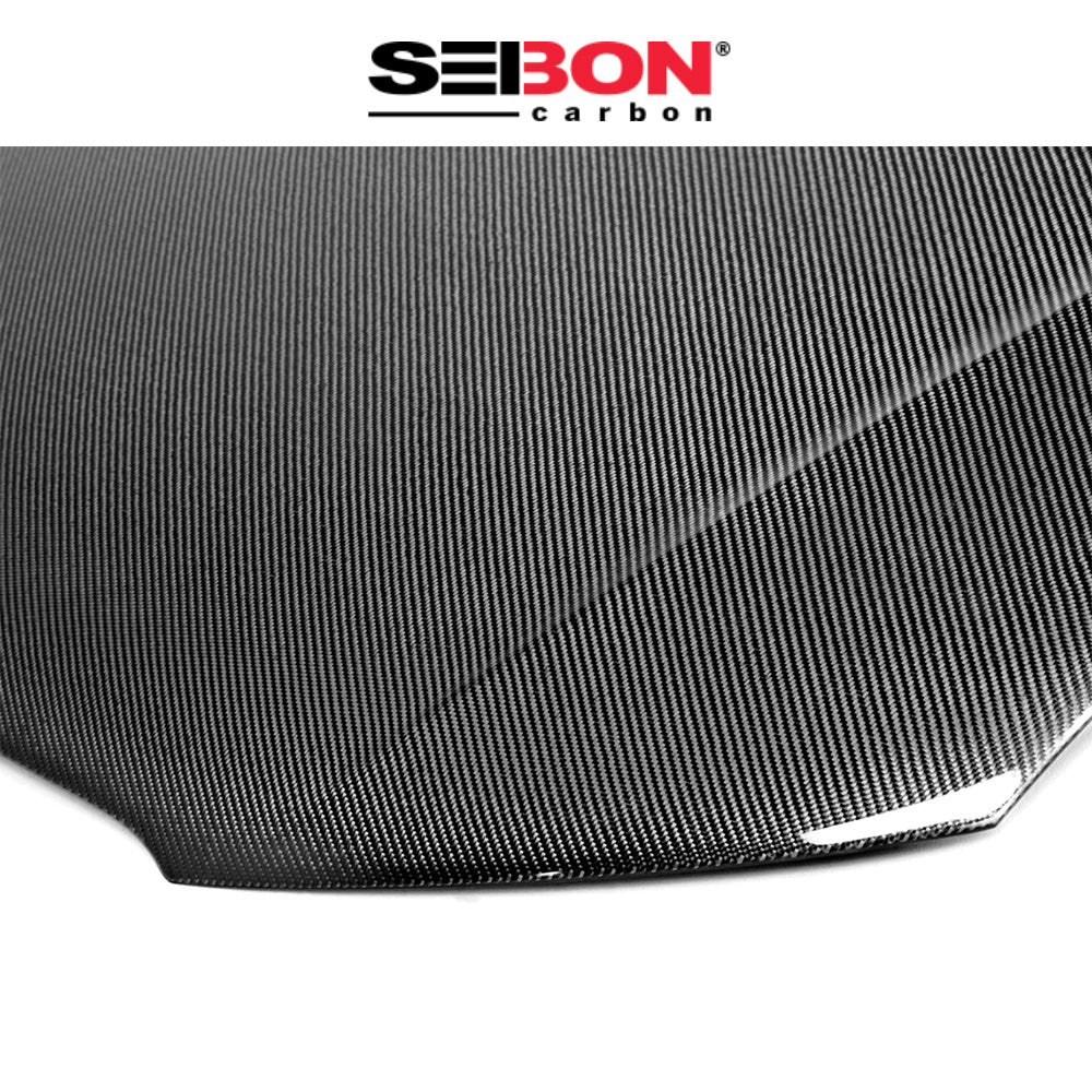 2013-2016年式 アウディＡ４用 セイボンカーボン 純正スタイル カーボンファイバー製ボンネット　Seibon Carbon OEM-Style Carbon Fiber Hood For 2013-2016 Audi A4 (消費税、送料込み)
