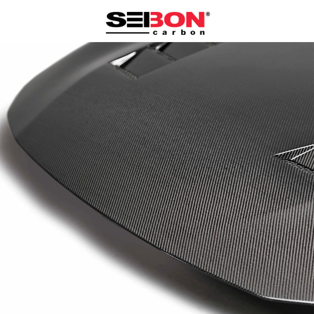 2019-2025年式トヨタ カローラスポーツ用 セイボンカーボン TSスタイル カーボンファイバー製ボンネット　Seibon Carbon TS-Style Carbon Fiber Hood For 2019-2025 Toyota Corolla Hatchback (消費税、送料込み)