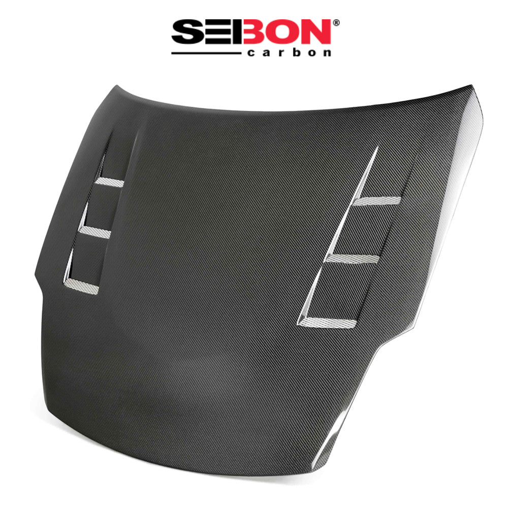 2003-2009年式日産フェアレディＺ用 セイボンカーボン TSスタイル カーボンファイバー製ボンネット　Seibon Carbon TS-Style Carbon Fiber Hood For 2007-2008 Nissan 350Z (Also Fits 2003-2006 Models) (消費税、送料込み)