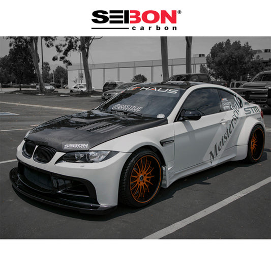 2008-2013年式 BMW M３用 セイボンカーボン GTRスタイル カーボンファイバー製ボンネット　Seibon Carbon GTR-Style Carbon Fiber Hood For 2008-2013 BMW E92 M3 (消費税、送料込み)