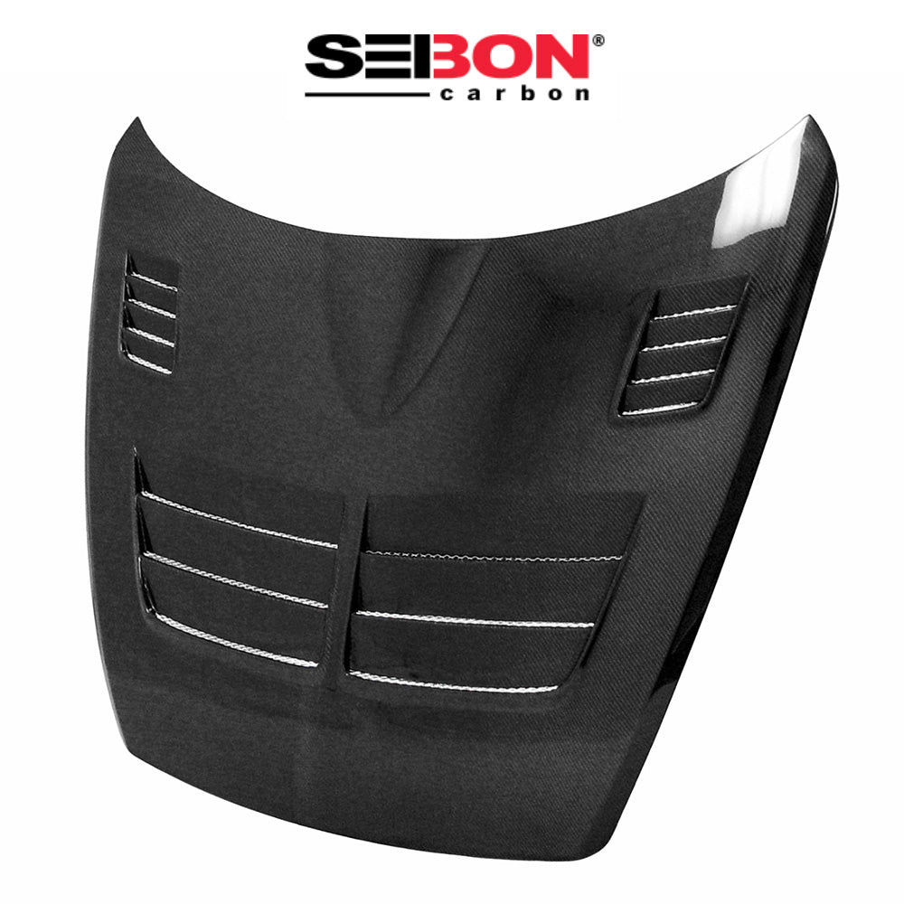 2004-2011年式 日産 マツダ ＲＸ－８用 セイボンカーボン MGスタイル カーボンファイバー製ボンネット　Seibon Carbon TSII-Style Carbon Fiber Hood For 2004-2011 Mazda RX8 (消費税、送料込み)