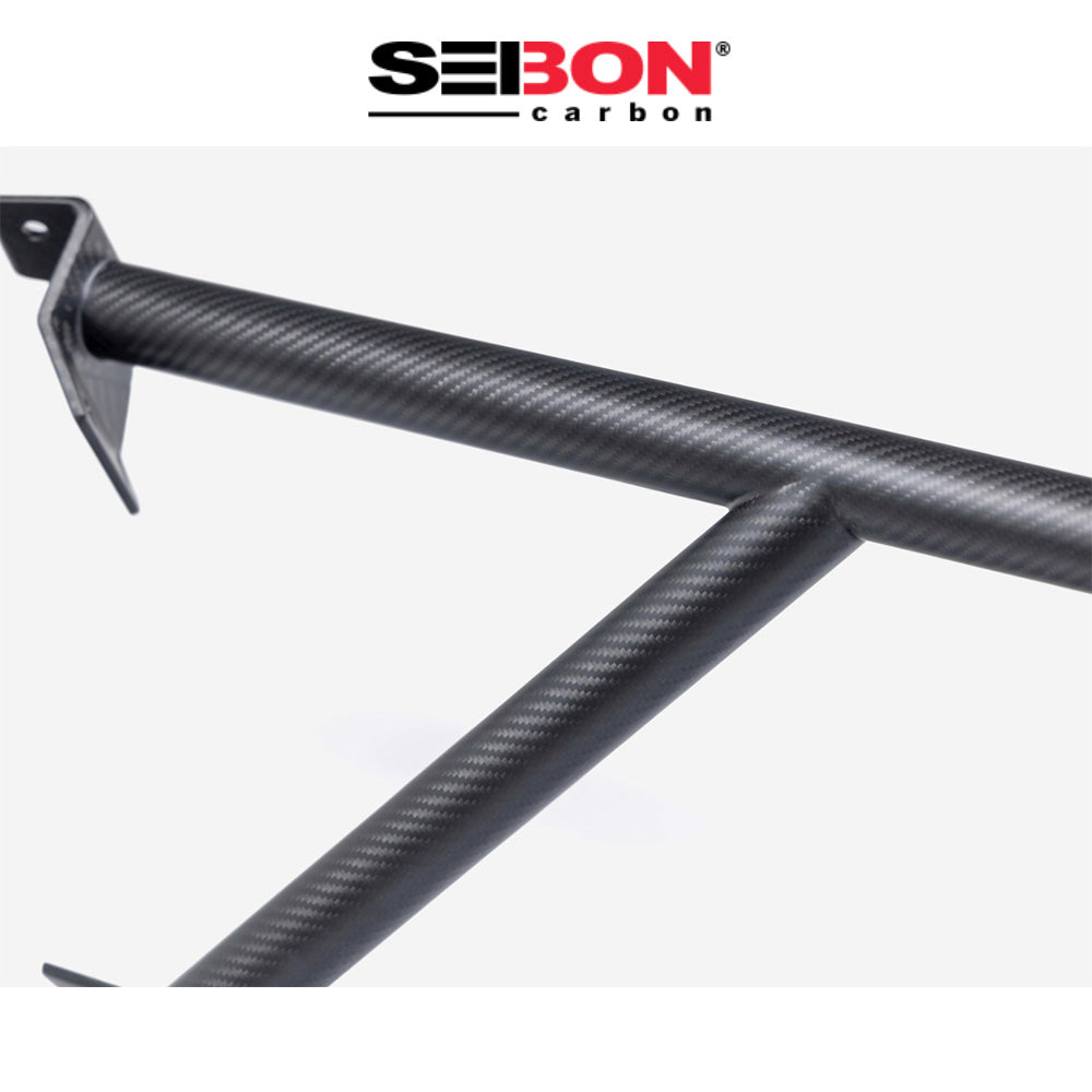 2023-2025年式トヨタ ＧＲカローラ用 セイボンカーボン カーボンファイバー製リアストラットブレース　Seibon Carbon Carbon Fiber Rear Strut Brace For 2023-2025 Toyota GR Corolla (消費税、送料込み)