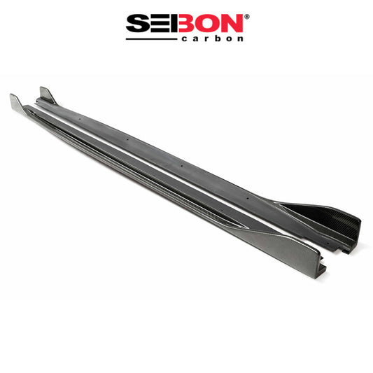 2019-2025年式トヨタ カローラスポーツ用 セイボンカーボン MBスタイル カーボンファイバー製サイドスカートセット　Seibon Carbon MB-Style Carbon Fiber Side Skirts For 2019-2025 Toyota Corolla Hatchback (消費税、送料込み)  SS19TYCORHB-MB (在庫あり 8/2/25時点)