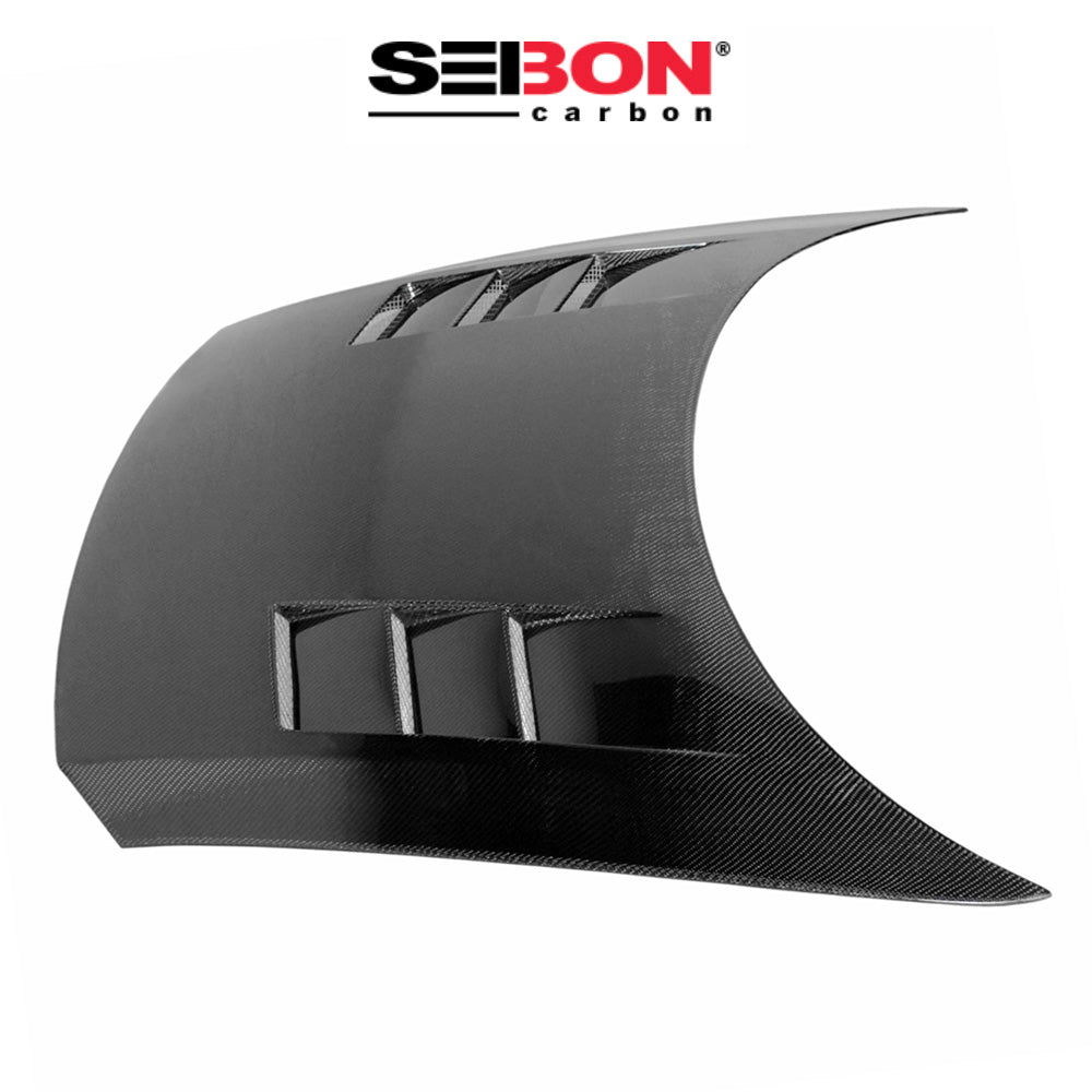 2011-2016年式 ホンダ ＣＲ－Ｚ用 セイボンカーボン GTRスタイル カーボンファイバー製ボンネット　Seibon Carbon TS-Style Carbon Fiber Hood For 2011-2016 Honda CR-Z (消費税、送料込み)