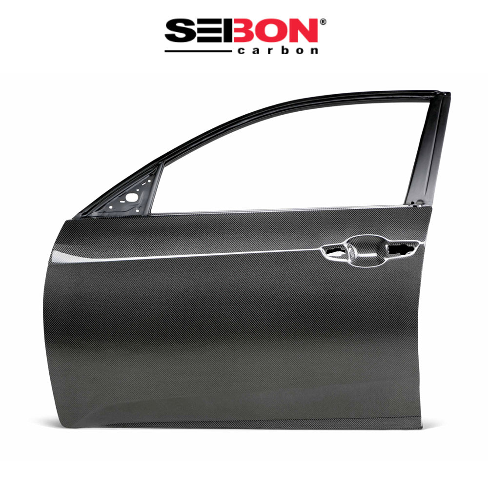 2017-2021年式 ホンダ シビック タイプＲ用 セイボンカーボン カーボンファイバー製フロントドアセット　Seibon Carbon Carbon Fiber Front Doors For 2017-2021 Honda Civic Hatchback (Front) (消費税、送料込み)