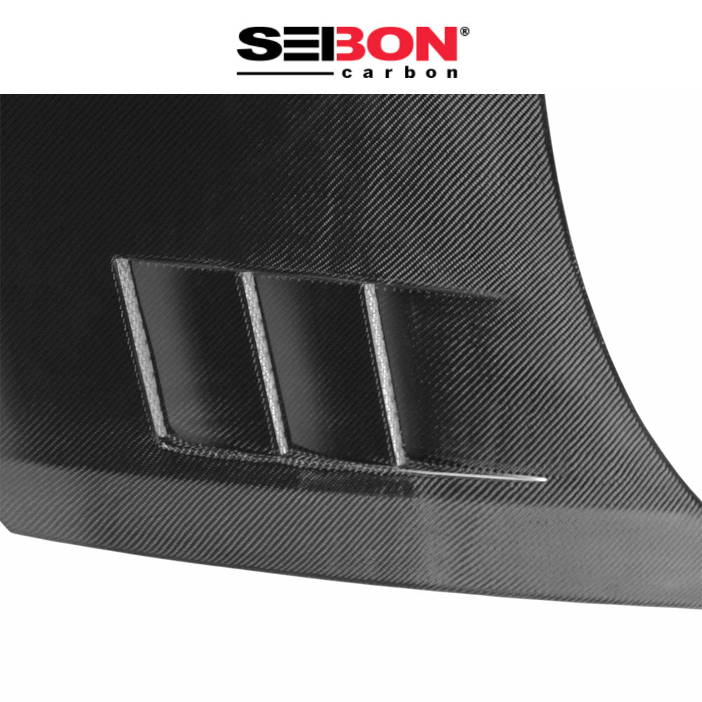 2011-2016年式 ホンダ ＣＲ－Ｚ用 セイボンカーボン GTRスタイル カーボンファイバー製ボンネット　Seibon Carbon TS-Style Carbon Fiber Hood For 2011-2016 Honda CR-Z (消費税、送料込み)