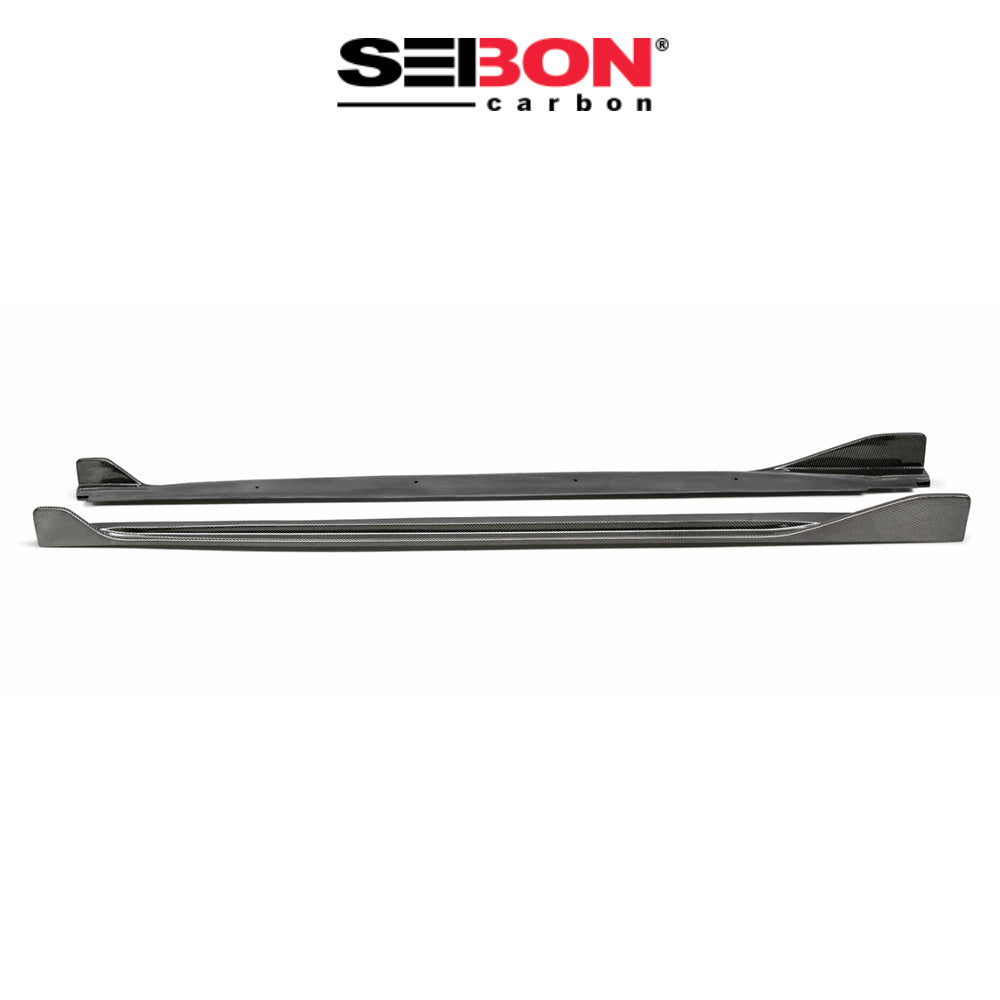 2019-2025年式トヨタ カローラスポーツ用 セイボンカーボン MBスタイル カーボンファイバー製サイドスカートセット　Seibon Carbon MB-Style Carbon Fiber Side Skirts For 2019-2025 Toyota Corolla Hatchback (消費税、送料込み)  SS19TYCORHB-MB (在庫あり 8/2/25時点)