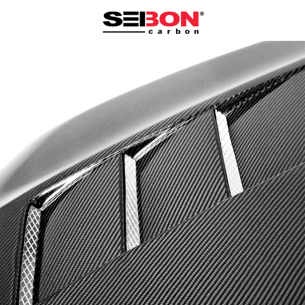 2012年式 ホンダ シビック セダン用 セイボンカーボン TSスタイル カーボンファイバー製ボンネット　Seibon Carbon TS-Style Carbon Fiber Hood For 2012-2013 Honda Civic 2DR And 2012 Honda Civic 4DR (消費税、送料込み)