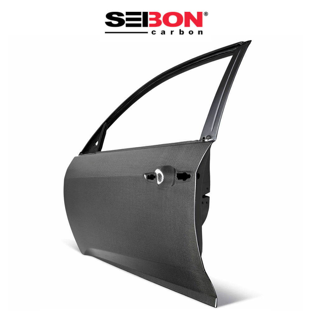 2017-2021年式 ホンダ シビック タイプＲ用 セイボンカーボン カーボンファイバー製フロントドアセット　Seibon Carbon Carbon Fiber Front Doors For 2017-2021 Honda Civic Hatchback (Front) (消費税、送料込み)