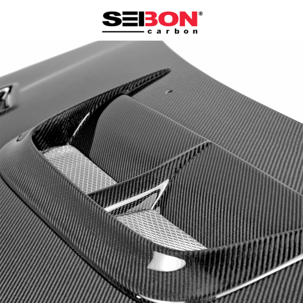1998-2001年式 スバル インプレッサ用 セイボンカーボン CWスタイル カーボンファイバー製ボンネット　Seibon Carbon CW-Style Carbon Fiber Hood For 1998-2001 Subaru Impreza (消費税、送料込み)