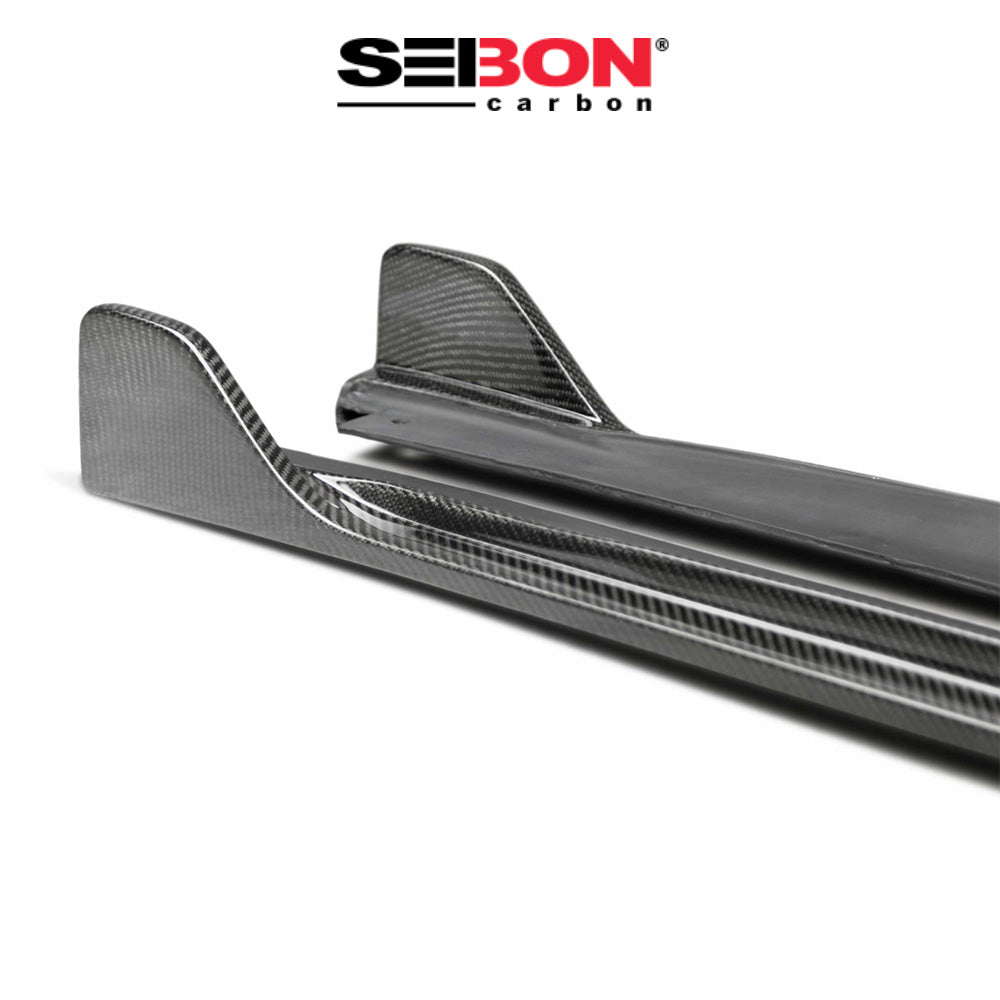 2019-2025年式トヨタ カローラスポーツ用 セイボンカーボン MBスタイル カーボンファイバー製サイドスカートセット　Seibon Carbon MB-Style Carbon Fiber Side Skirts For 2019-2025 Toyota Corolla Hatchback (消費税、送料込み)  SS19TYCORHB-MB (在庫あり 8/2/25時点)