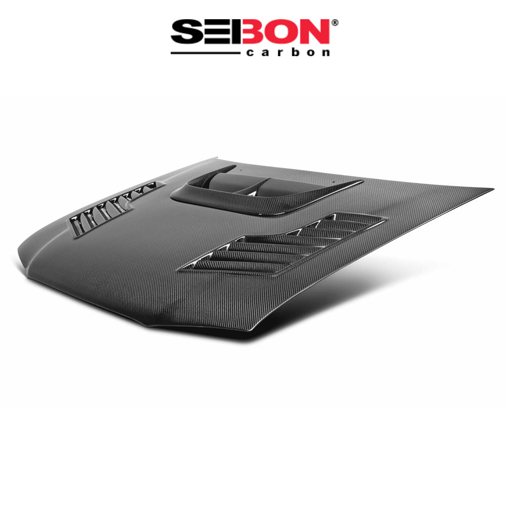 1998-2001年式 スバル インプレッサ用 セイボンカーボン CWスタイル カーボンファイバー製ボンネット　Seibon Carbon CW-Style Carbon Fiber Hood For 1998-2001 Subaru Impreza (消費税、送料込み)