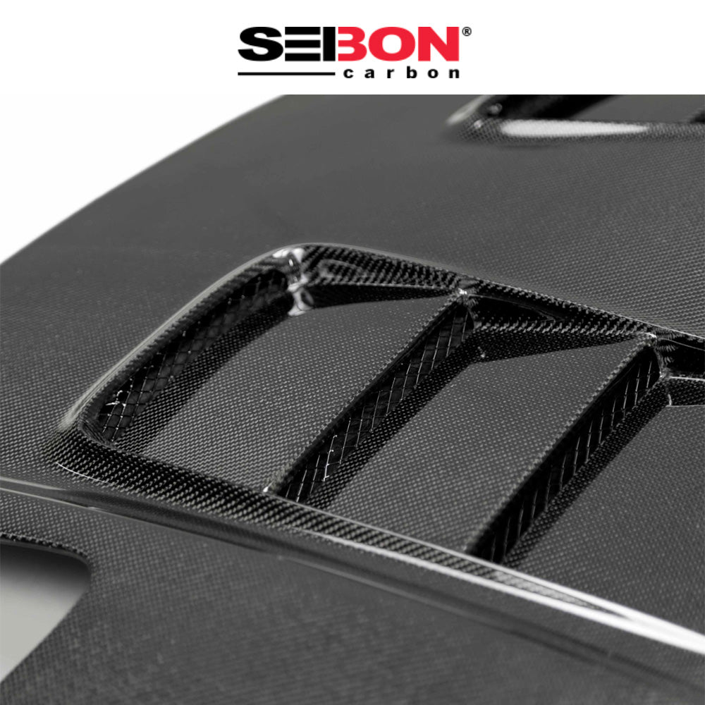 1991-2001年式 ホンダ ＮＳＸ用 セイボンカーボン CWスタイル カーボンファイバー製ボンネット　Seibon Carbon CW-Style Carbon Fiber Hood For 1991-2001 Acura NSX (消費税、送料込み)