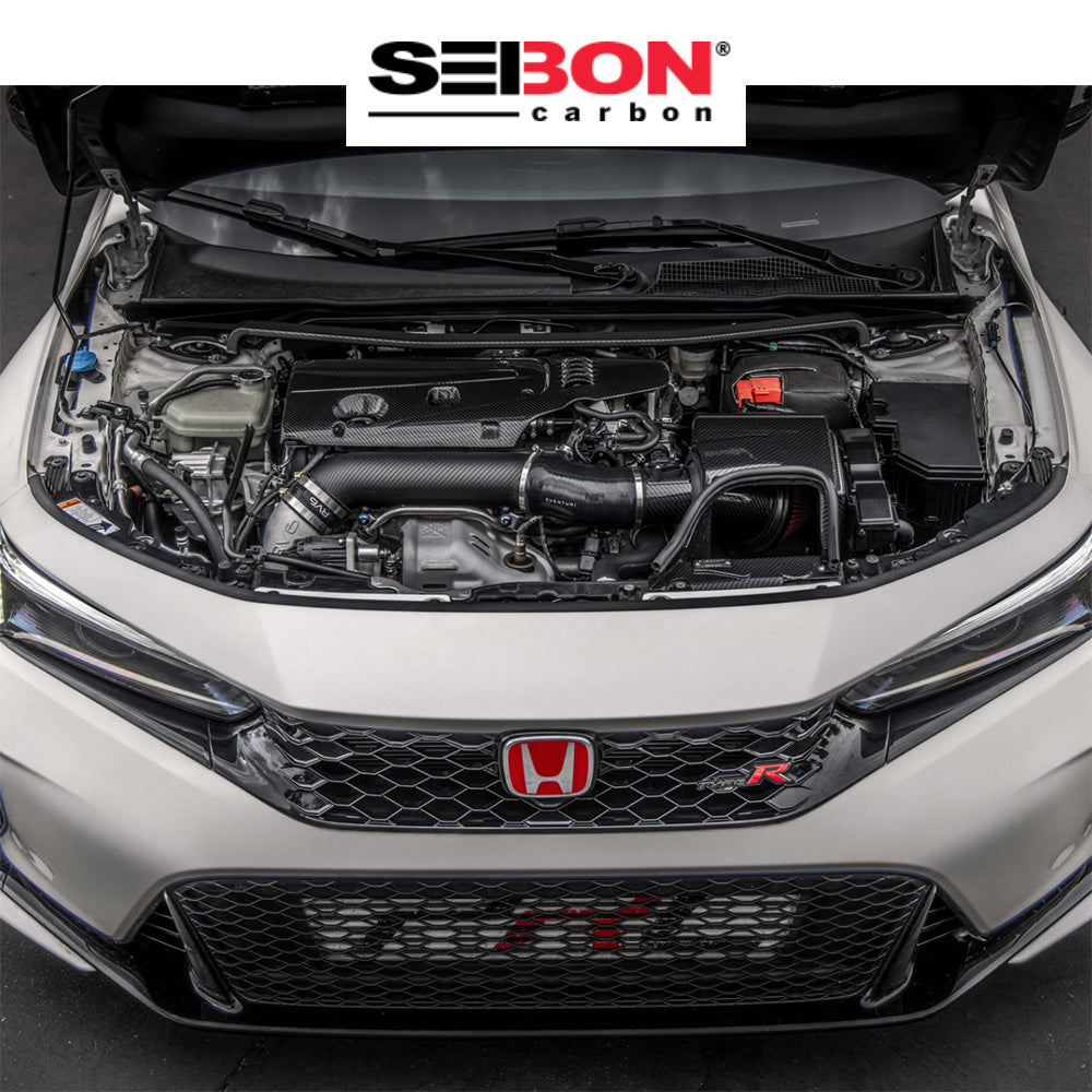 2023-2025年式 ホンダ シビック タイプＲ用 セイボンカーボン カーボンファイバー製フロントストラットブレース　Seibon Carbon Carbon Fiber Front Strut Brace For 2023-2025 Honda Civic Type R (送料無料)