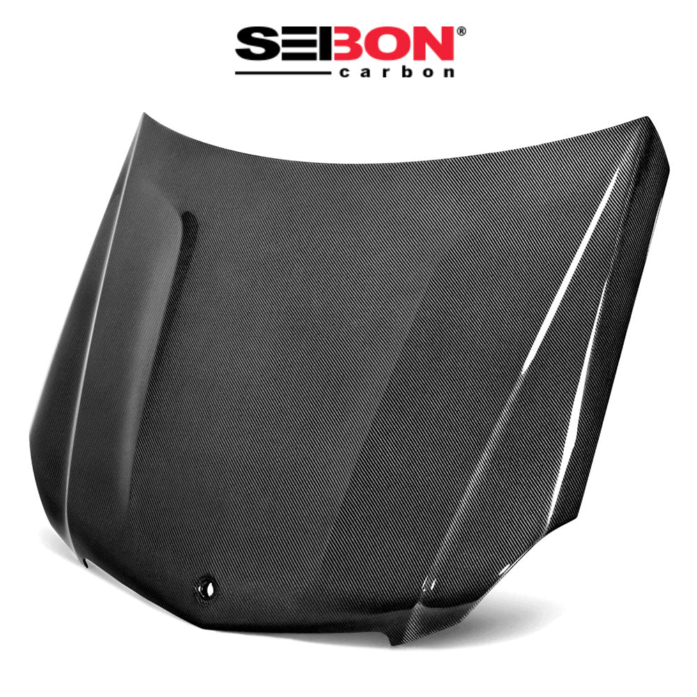 2012-2015年式メルセデス ベンツ Ｃ６３用 セイボンカーボン 純正スタイル カーボンファイバー製ボンネット　Seibon Carbon OE-Style Carbon Fiber Hood For 2012-2015 Mercedes Benz C63 (消費税、送料込み)