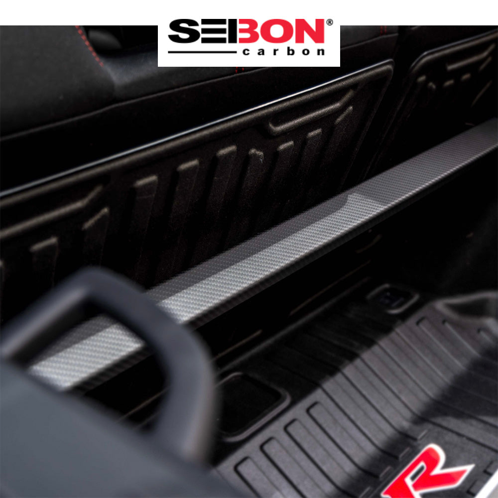 2023-2025年式 ホンダ シビック タイプＲ用 セイボンカーボン カーボンファイバー製リアストラットブレース　Carbon Fiber Rear Strut Brace For 2023-2025 Honda Civic Type R (送料無料)