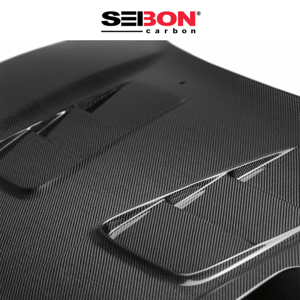 1991-2001年式 ホンダ ＮＳＸ用 セイボンカーボン CWスタイル カーボンファイバー製ボンネット　Seibon Carbon CW-Style Carbon Fiber Hood For 1991-2001 Acura NSX (消費税、送料込み)