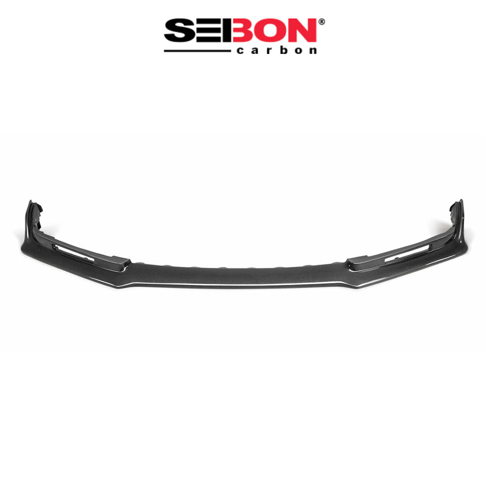 2017-2021年式 ホンダ シビック タイプＲ用 セイボンカーボン TAスタイル カーボンファイバー製フロントリップ　Seibon Carbon TA-Style Carbon Fiber Front Lip For 2017-2021 Honda Civic Type R (消費税、送料込み)
