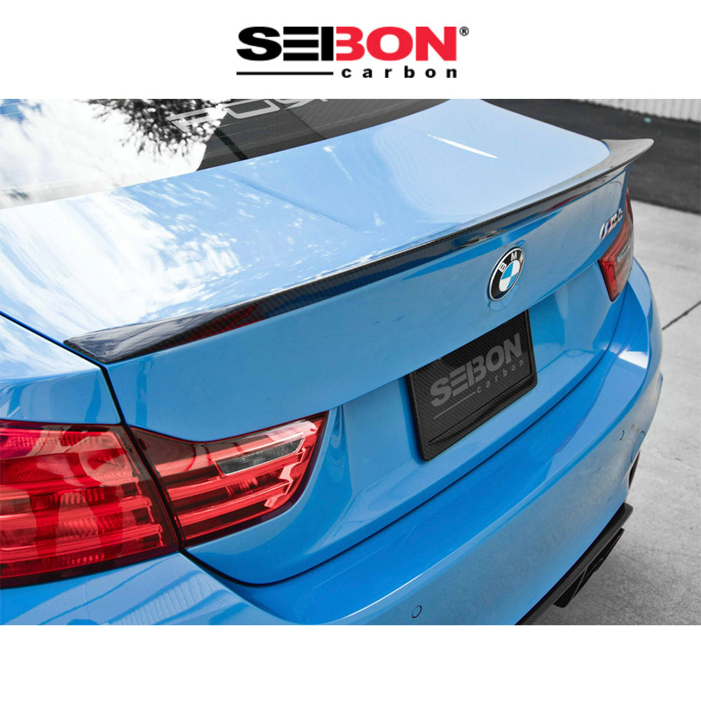 2015-2020年式 ビー・エム・ダブリュー M４用セイボンカーボン C-スタイル カーボンファイバー リアスポイラー Seibon Carbon C-Style Carbon Fiber Rear Spoiler For 2015-2020 BMW F82 (送料無料)
