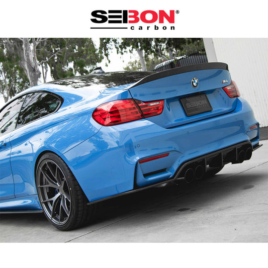 2015-2020年式 ビー・エム・ダブリュー M４用セイボンカーボン C-スタイル カーボンファイバー リアスポイラー Seibon Carbon C-Style Carbon Fiber Rear Spoiler For 2015-2020 BMW F82 (送料無料)
