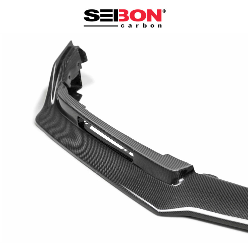 2017-2021年式 ホンダ シビック タイプＲ用 セイボンカーボン TAスタイル カーボンファイバー製フロントリップ　Seibon Carbon TA-Style Carbon Fiber Front Lip For 2017-2021 Honda Civic Type R (消費税、送料込み)