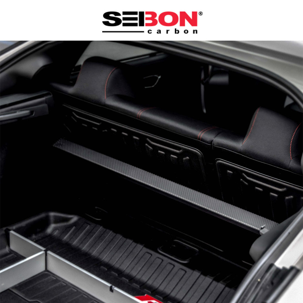 2023-2025年式 ホンダ シビック タイプＲ用 セイボンカーボン カーボンファイバー製リアストラットブレース　Carbon Fiber Rear Strut Brace For 2023-2025 Honda Civic Type R (送料無料)
