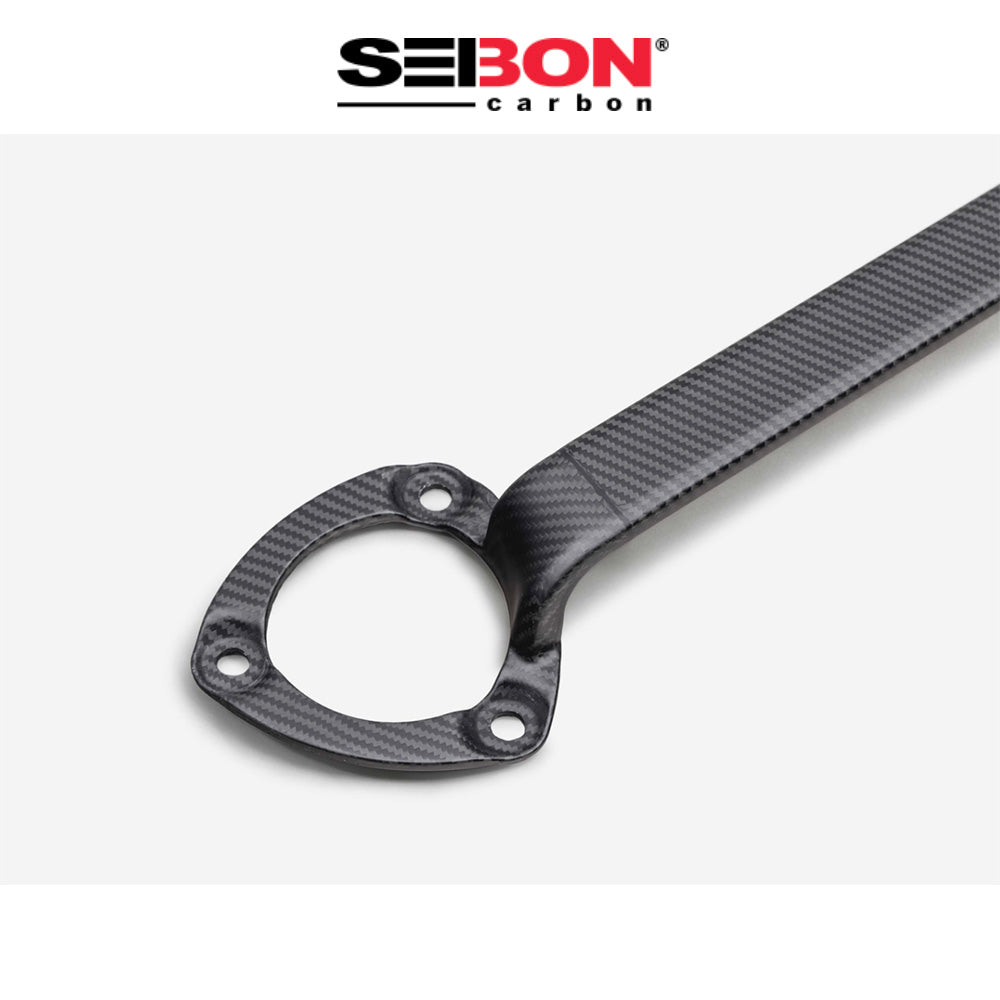 2023-2025年式 ホンダ シビック タイプＲ用 セイボンカーボン カーボンファイバー製フロントストラットブレース　Seibon Carbon Carbon Fiber Front Strut Brace For 2023-2025 Honda Civic Type R (送料無料)